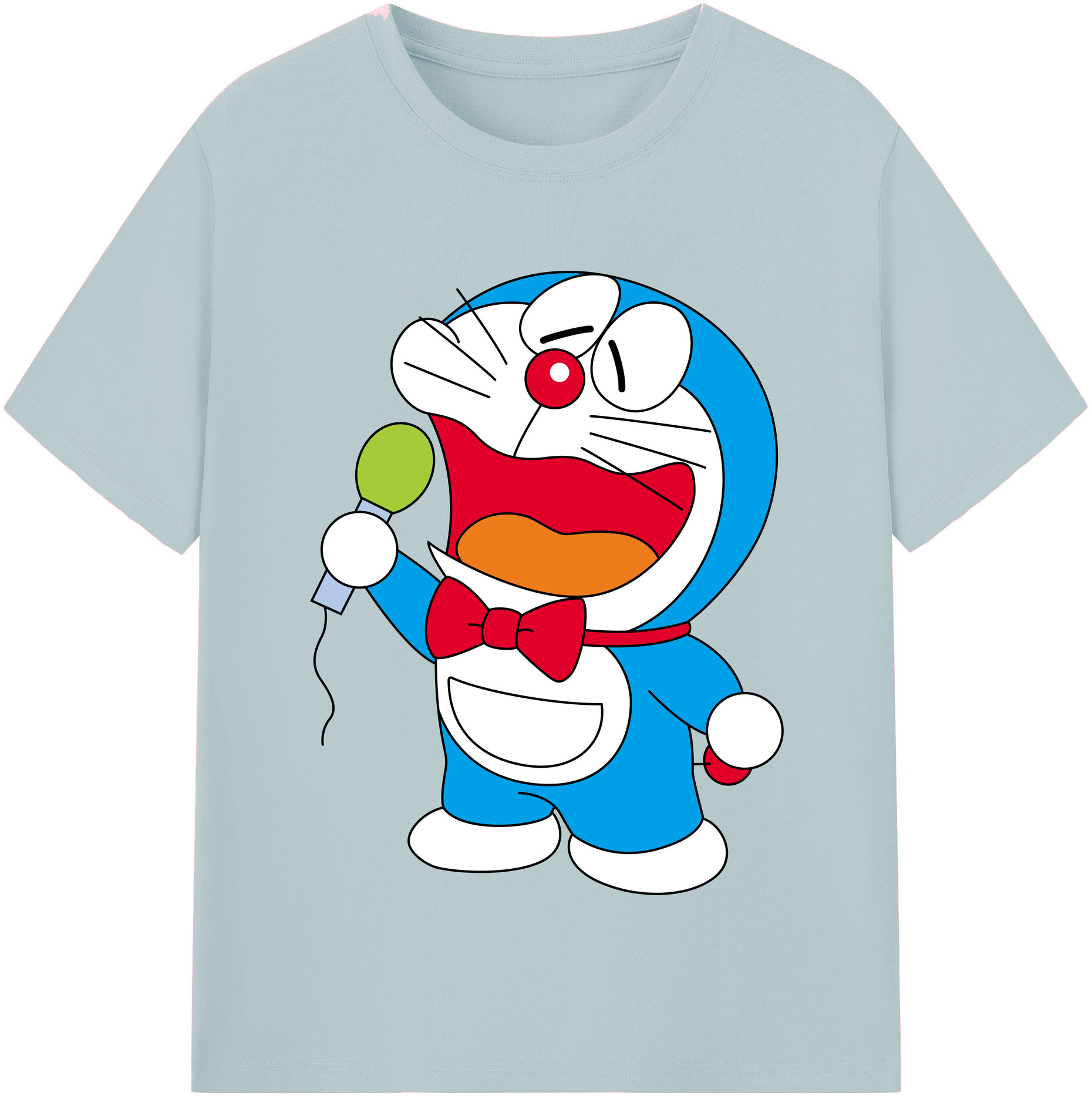 （画像用） ドラえもん Doraemon 綿100％半袖Tシャツ（フロントプリント）